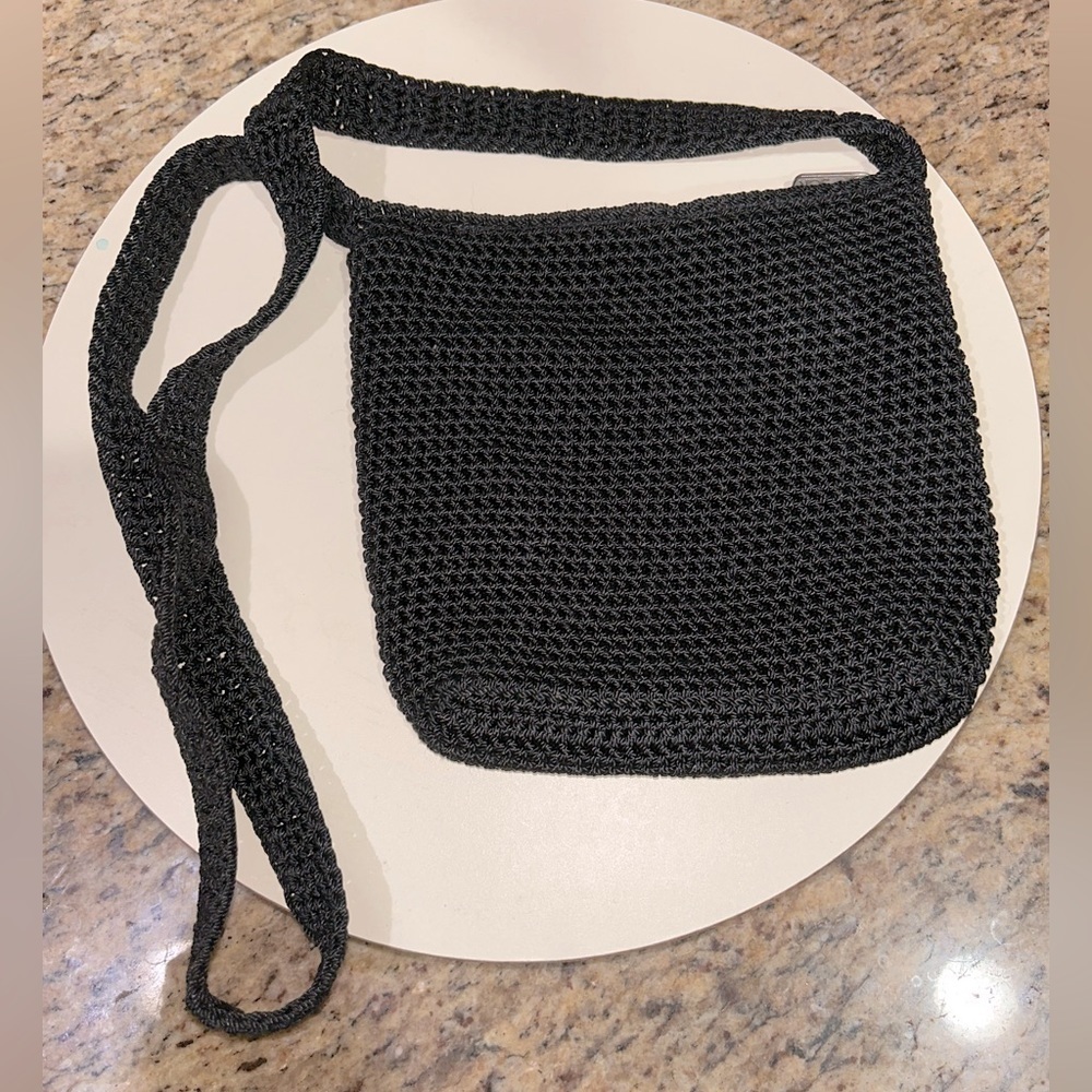 The Sak crotchet vintage Y2K black shoulder bag